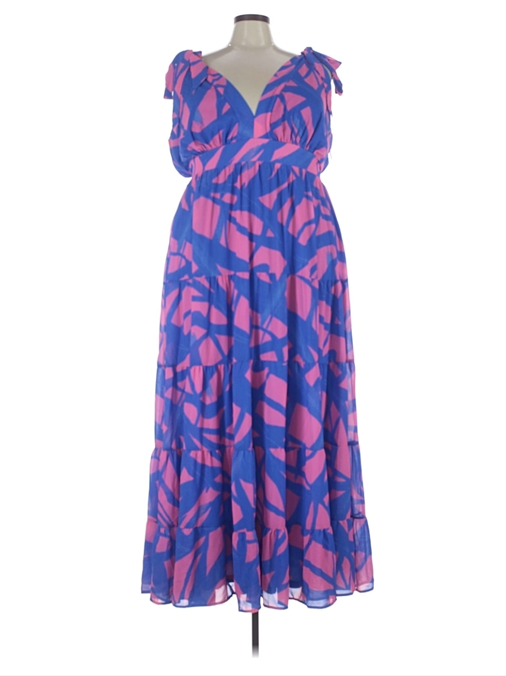 Fashion Nova Abstract Print Maxi Dress